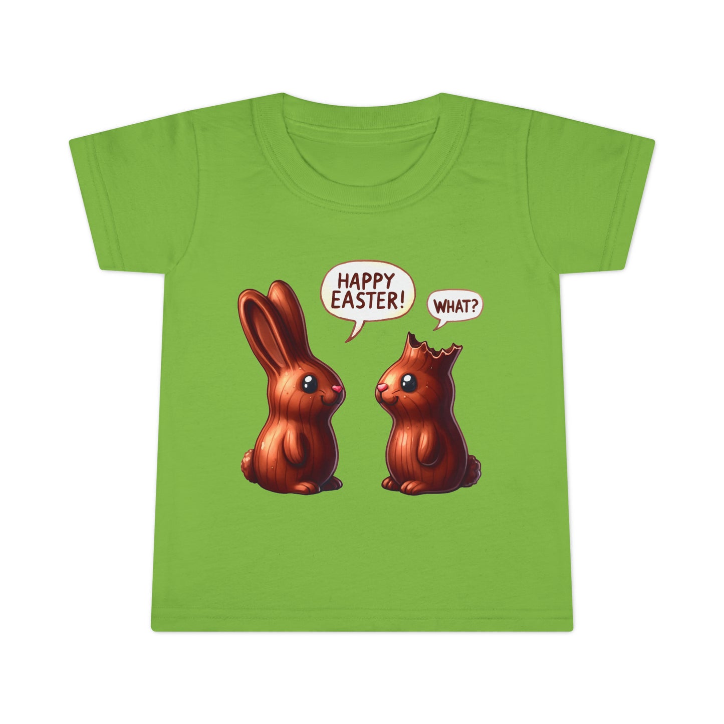 Chocolate Bunny Happy Easter Toddler T-shirt