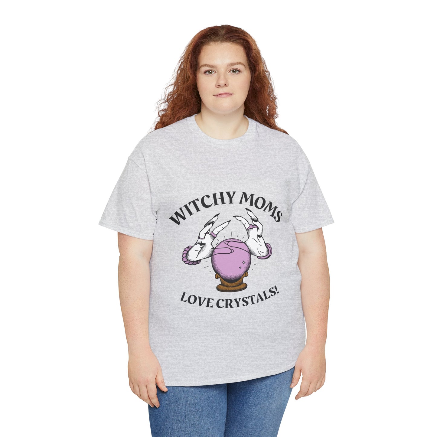 Witchy Moms Love Crystals T-shirt