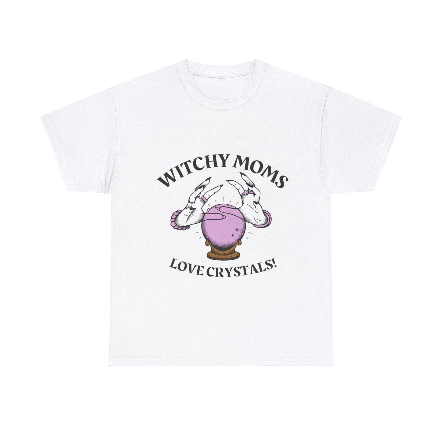 Witchy Moms Love Crystals T-shirt