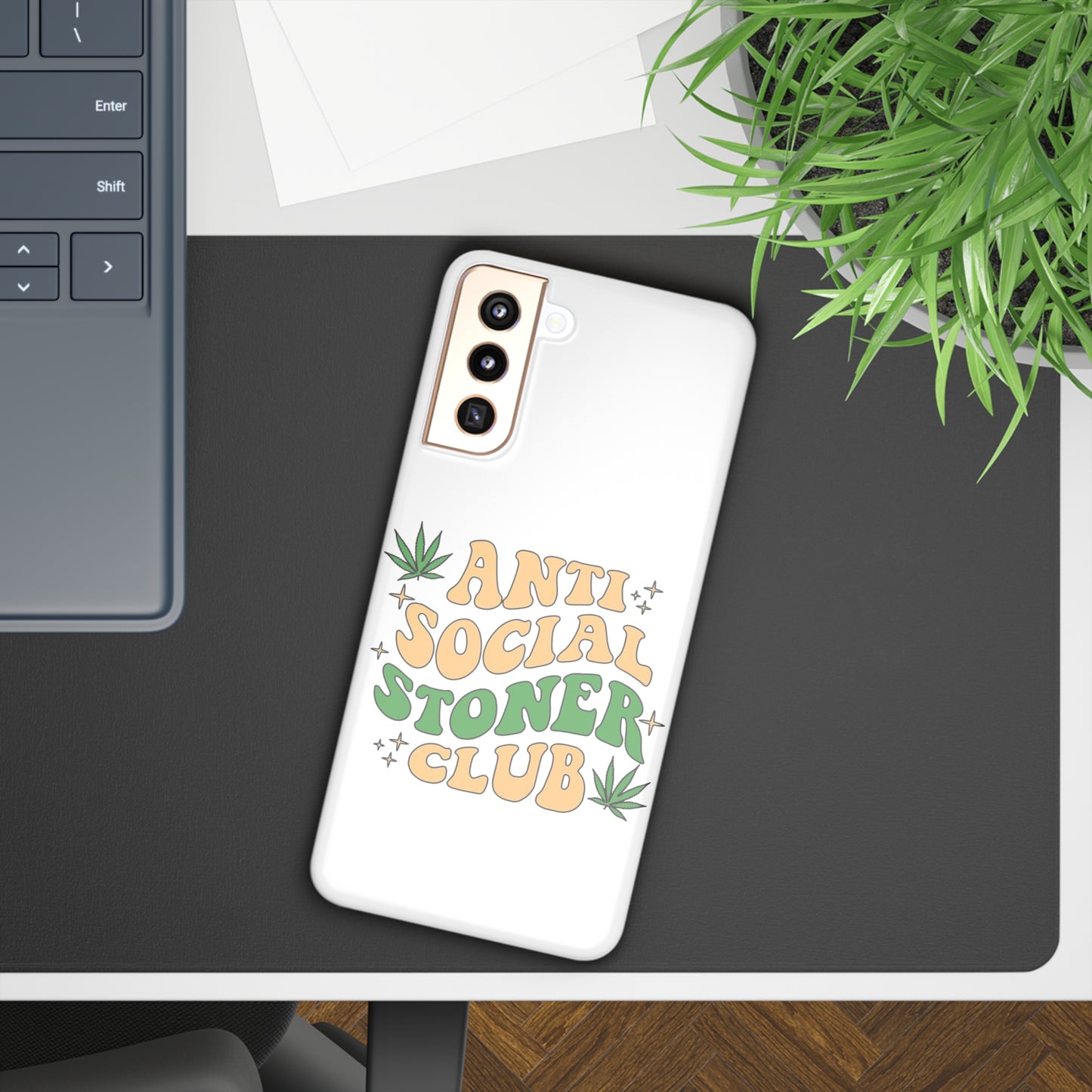 Anti-Social Stoners Club Slim Phone Case - Samsung