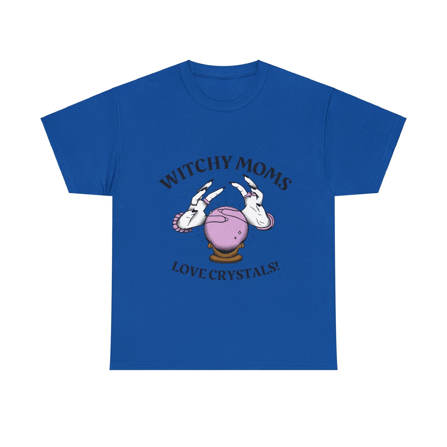 Witchy Moms Love Crystals T-shirt