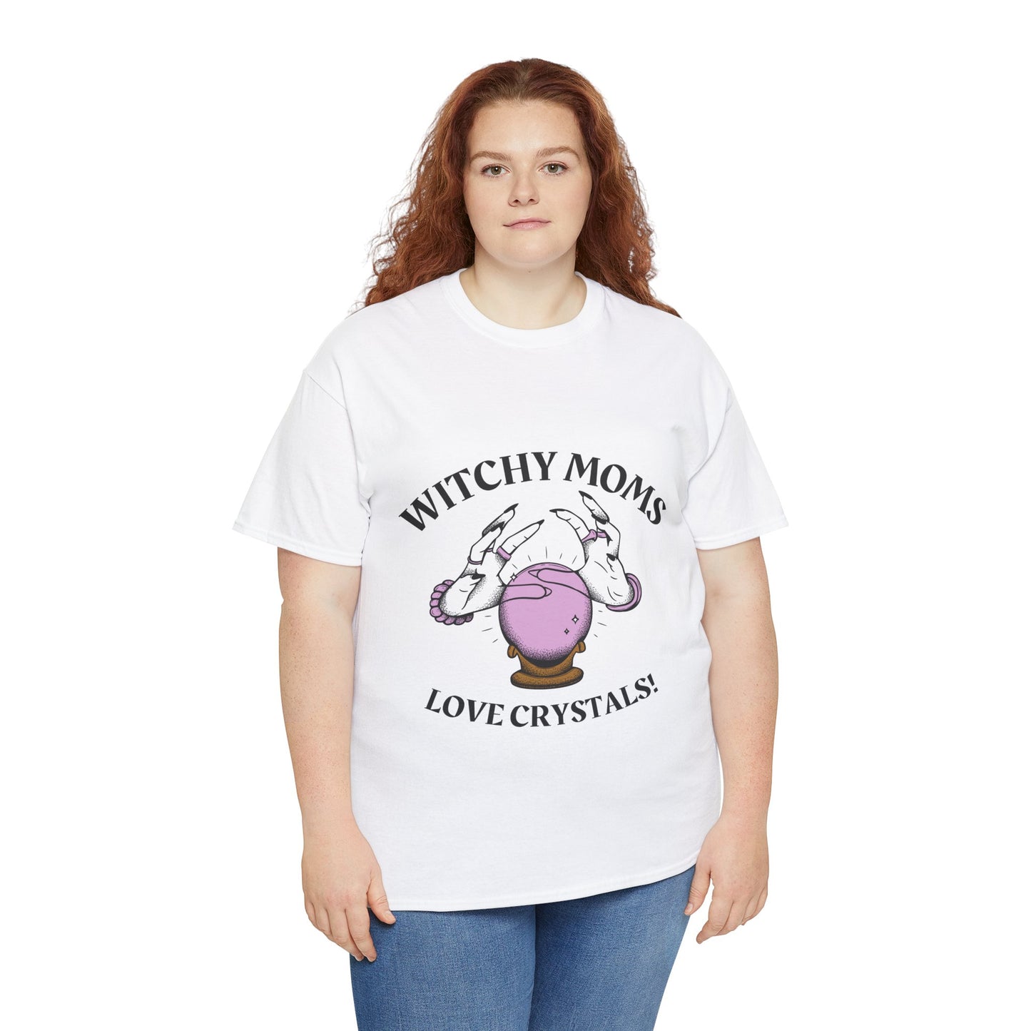 Witchy Moms Love Crystals T-shirt