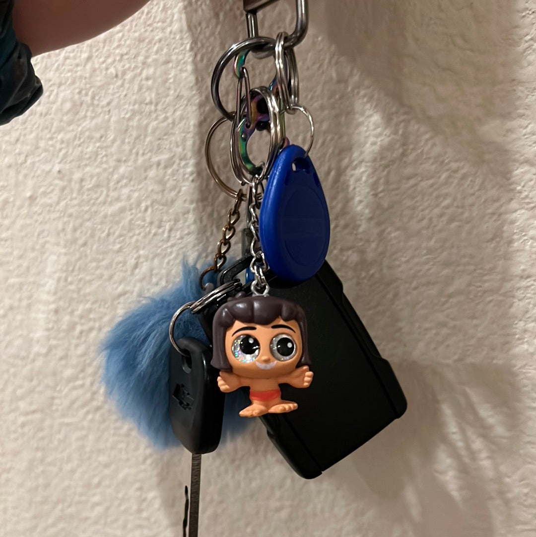 Recycled Toy Keychains/Backpack Pull