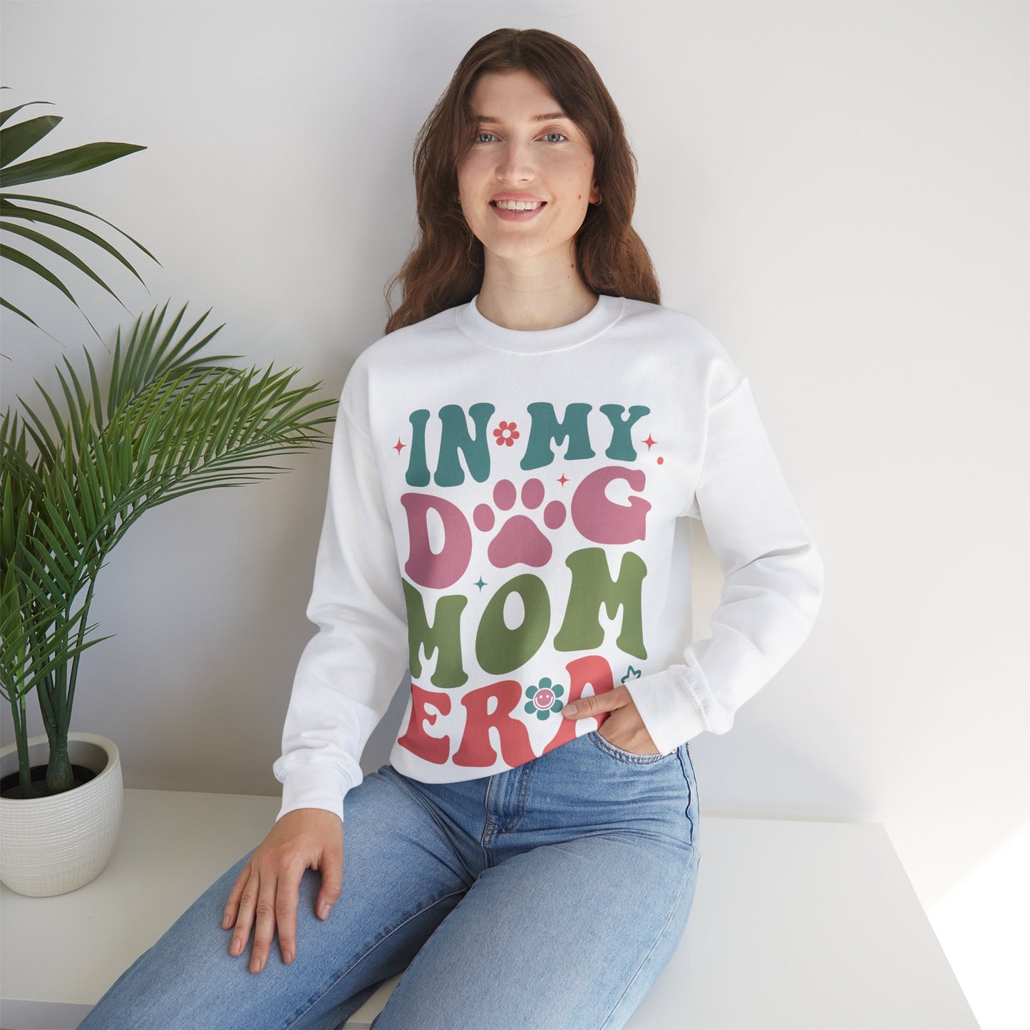 In My Dog Mom Era Crewneck Sweatshirt