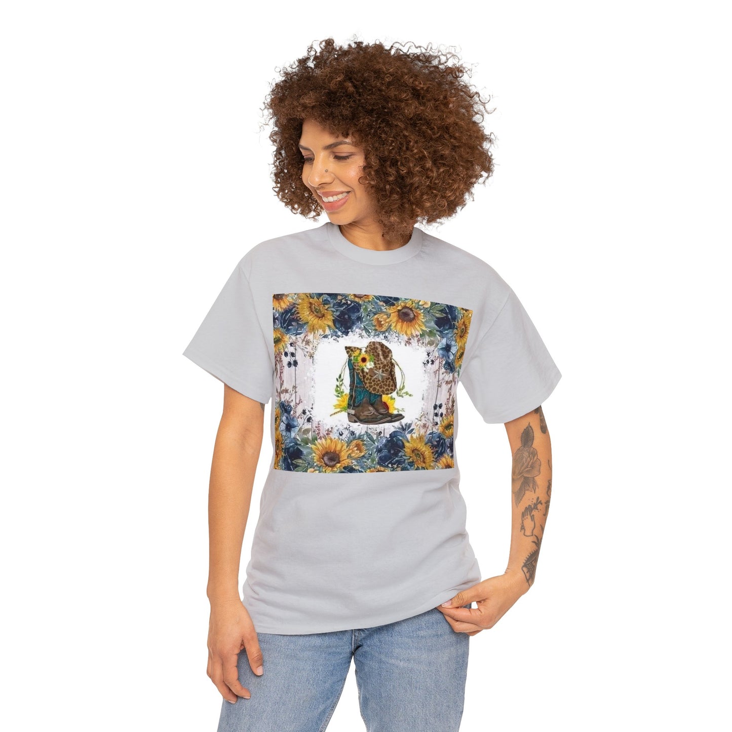 Sunflowers and Cowboy Boots T-Shirt