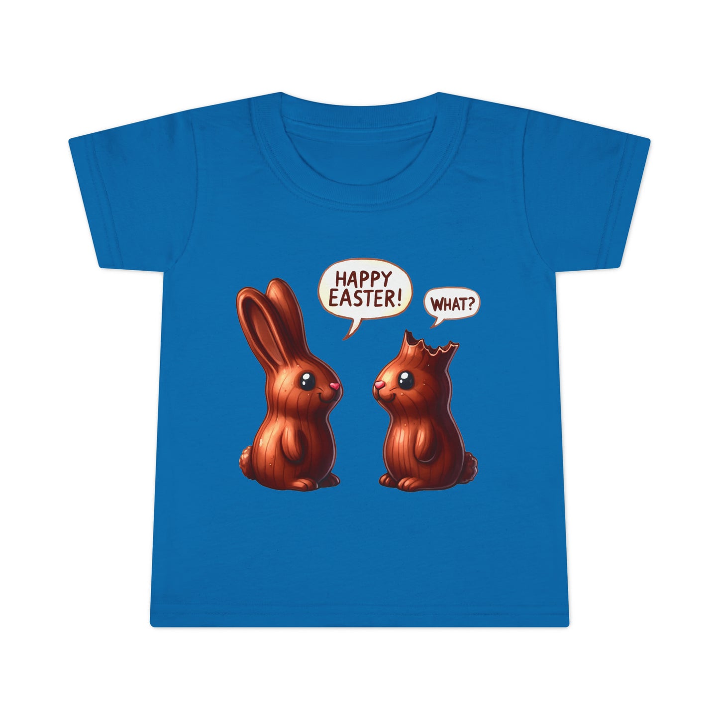 Chocolate Bunny Happy Easter Toddler T-shirt