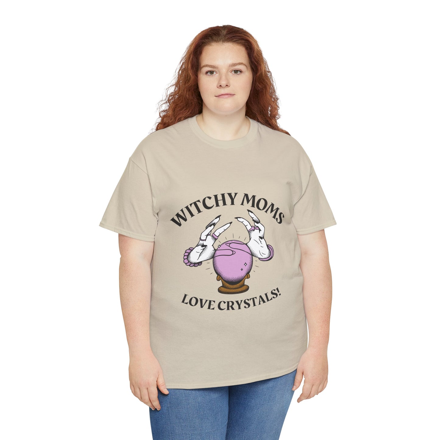 Witchy Moms Love Crystals T-shirt