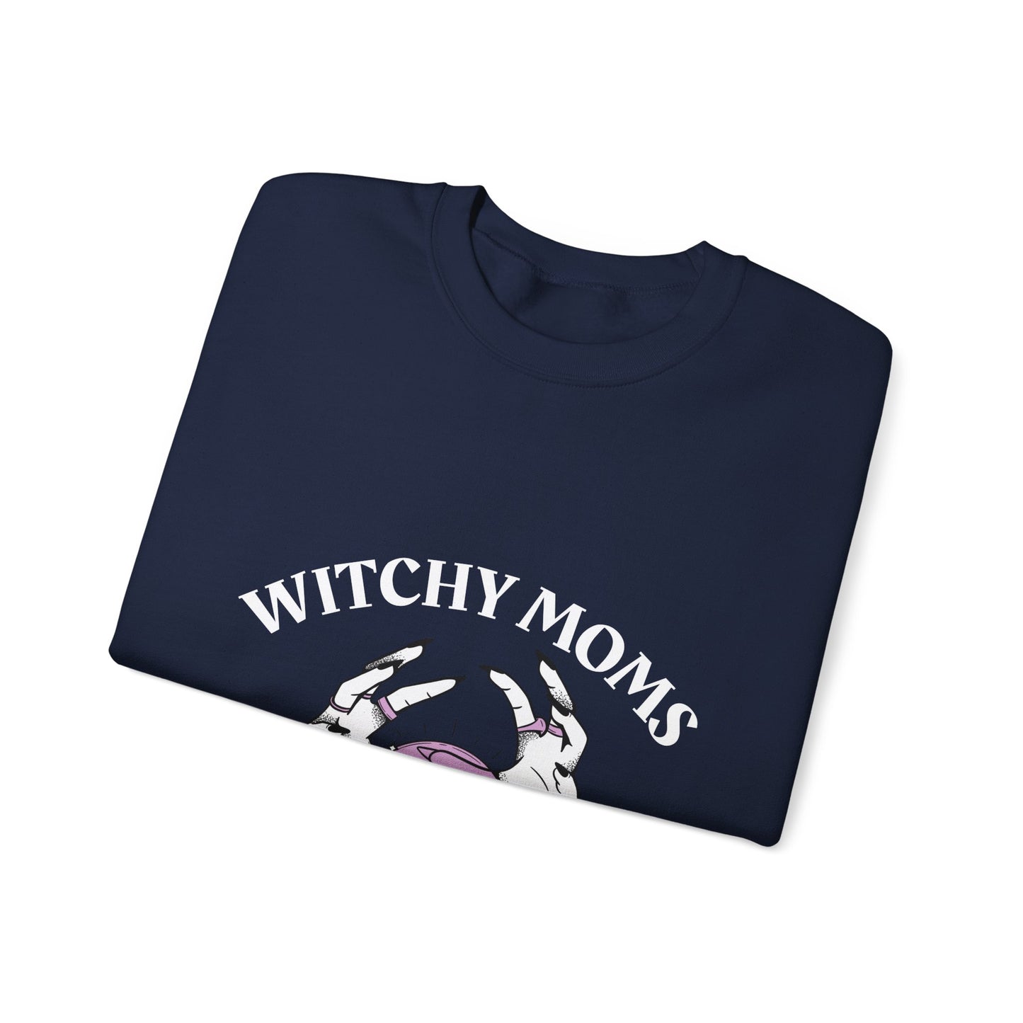 Witchy Moms Love Crystals Crewneck Sweatshirt