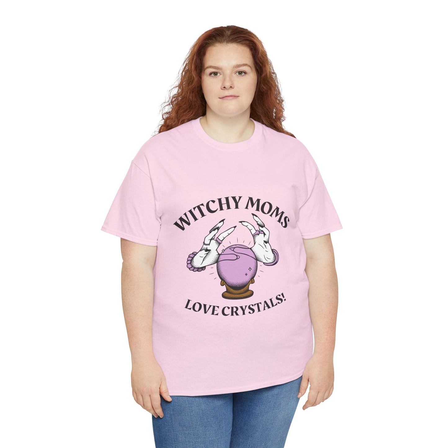 Witchy Moms Love Crystals T-shirt