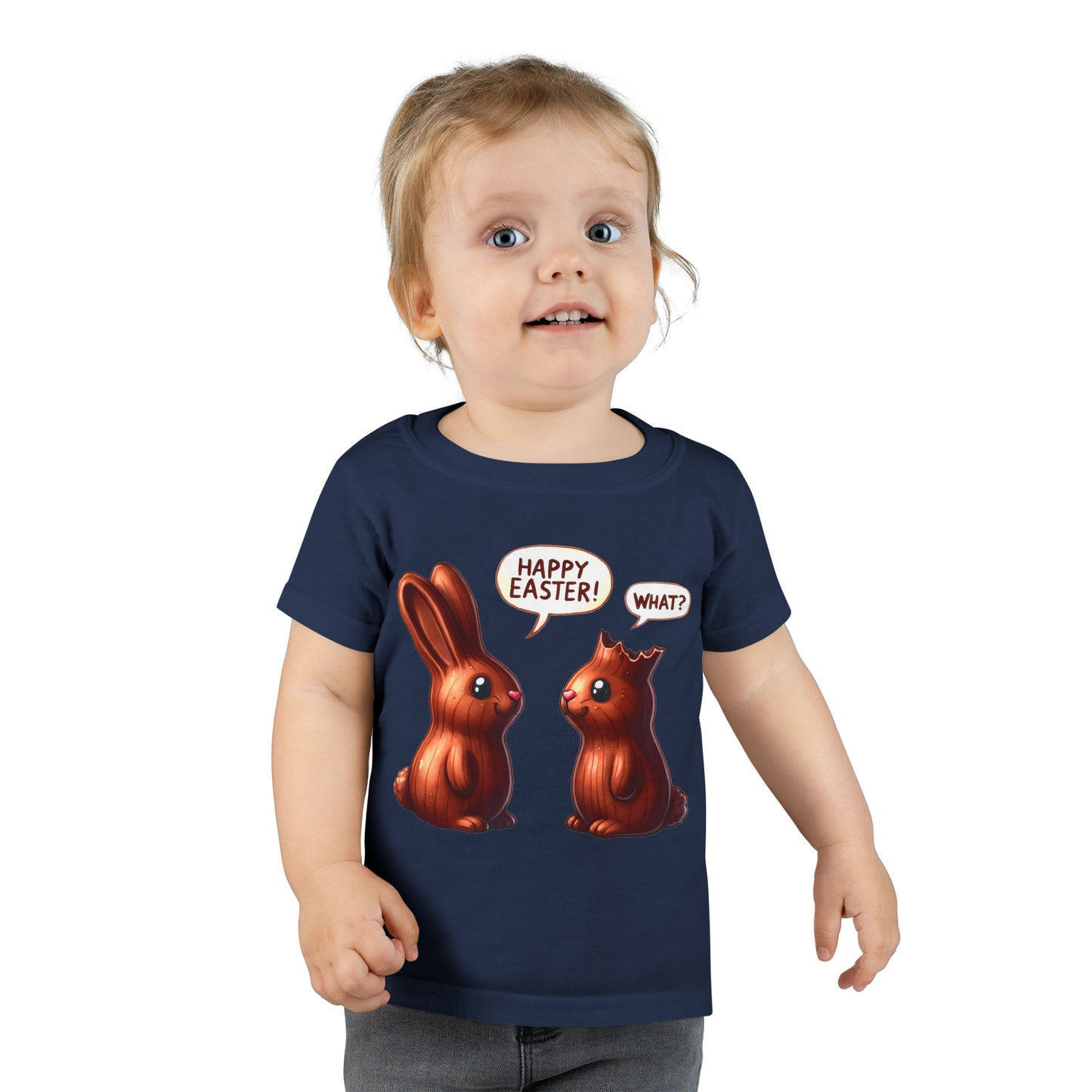 Chocolate Bunny Happy Easter Toddler T-shirt