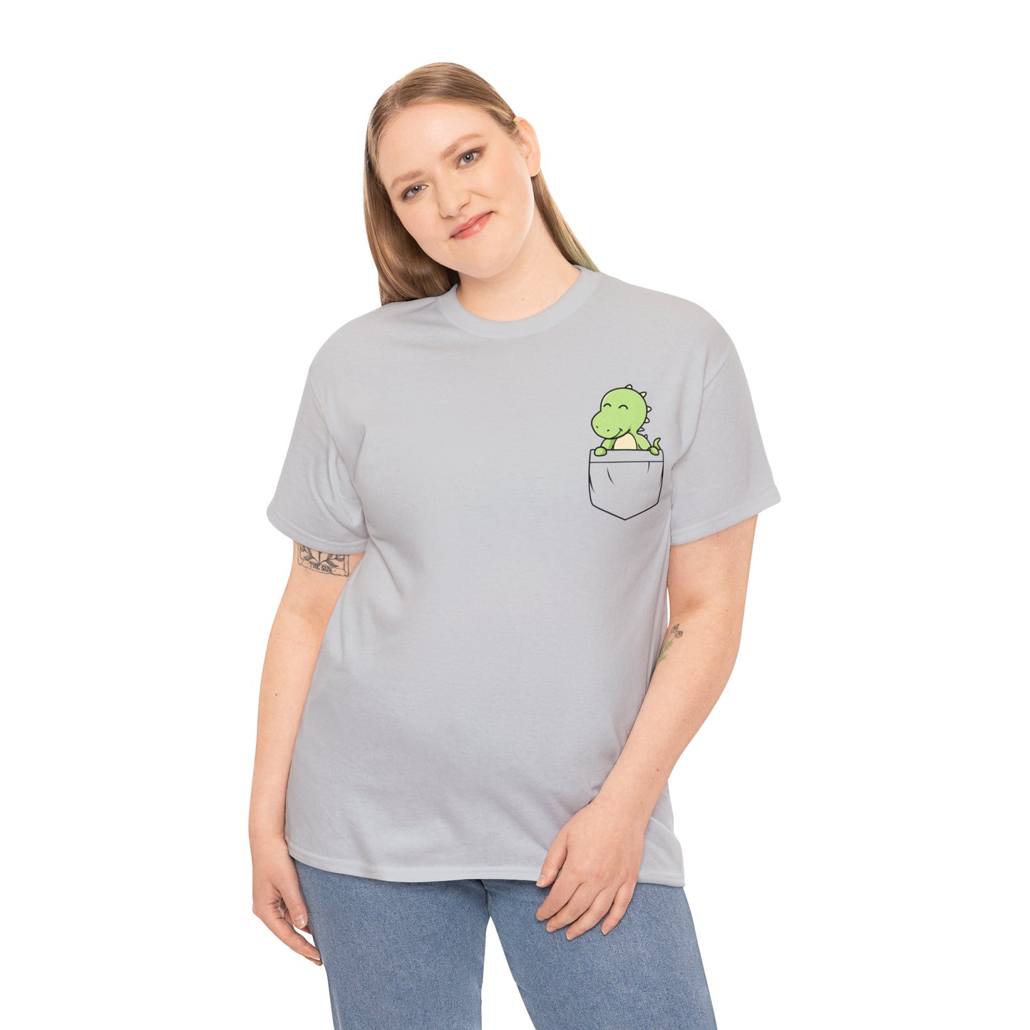 Dinosaur Fake Pocket T-Shirt