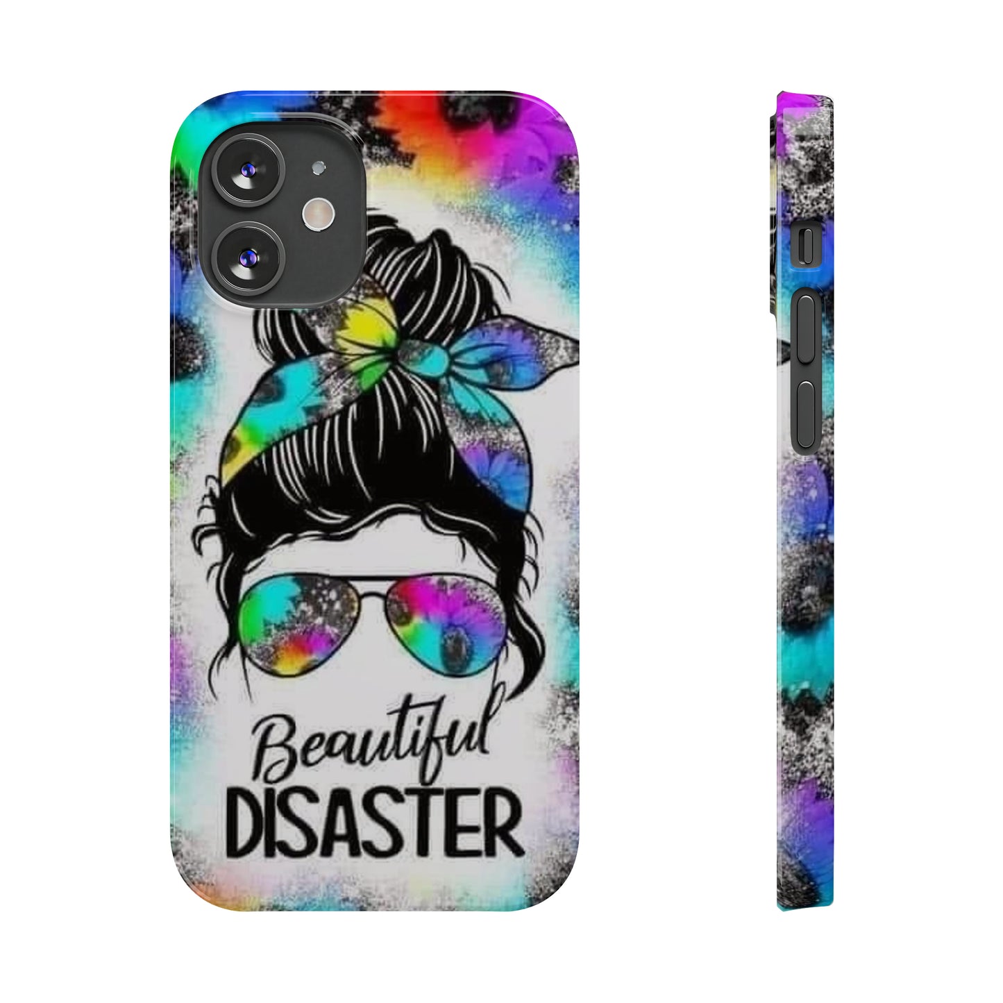 Beautiful Disaster Slim Phone Cases