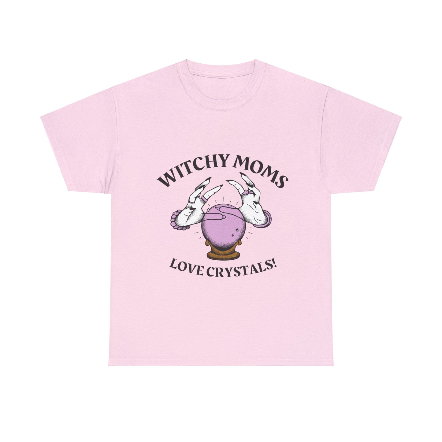 Witchy Moms Love Crystals T-shirt