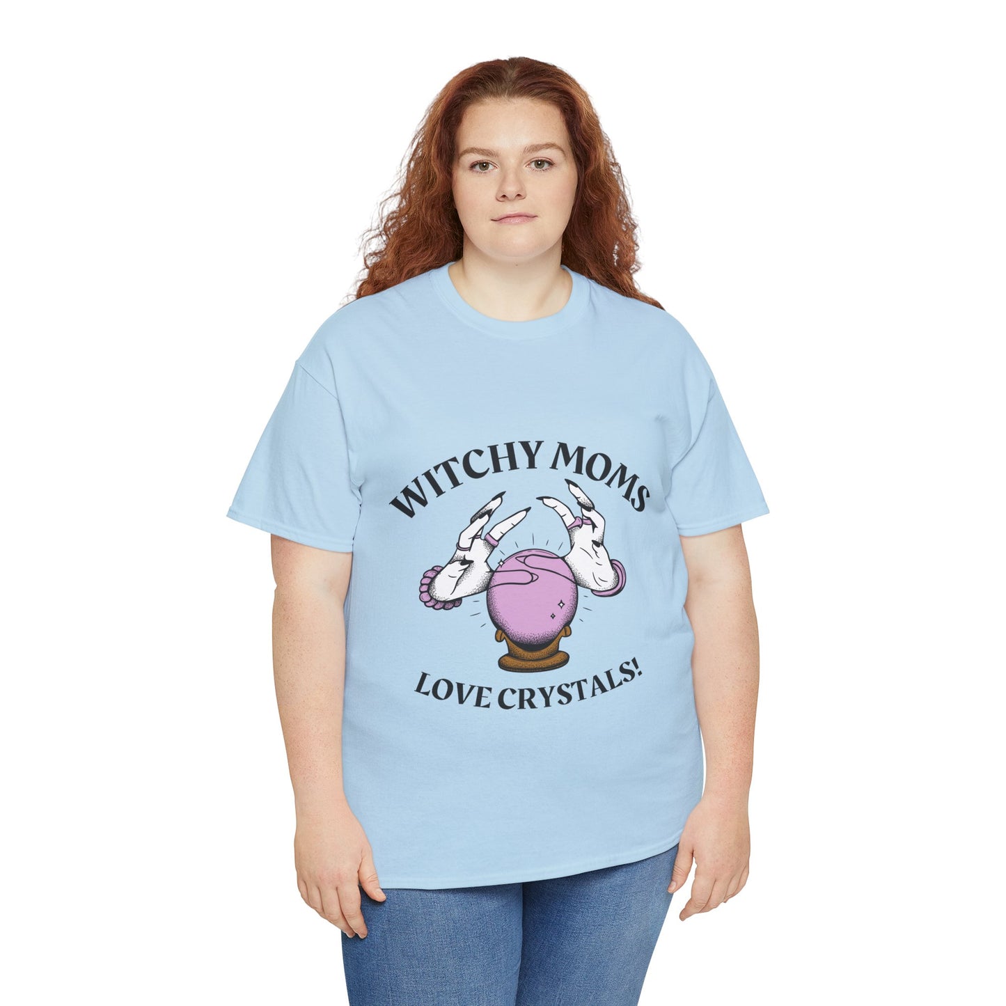 Witchy Moms Love Crystals T-shirt