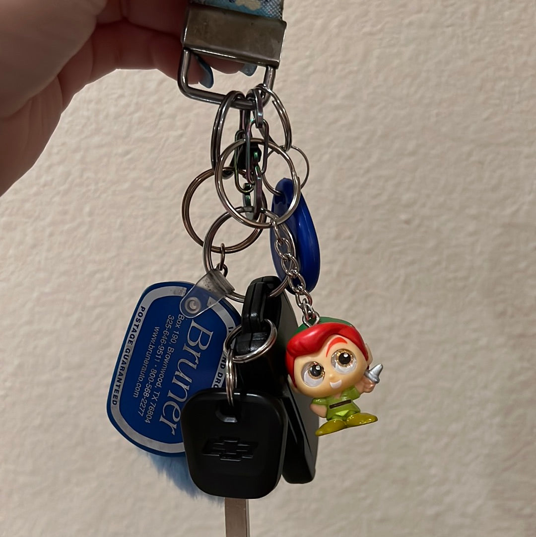 Recycled Toy Keychains/Backpack Pull