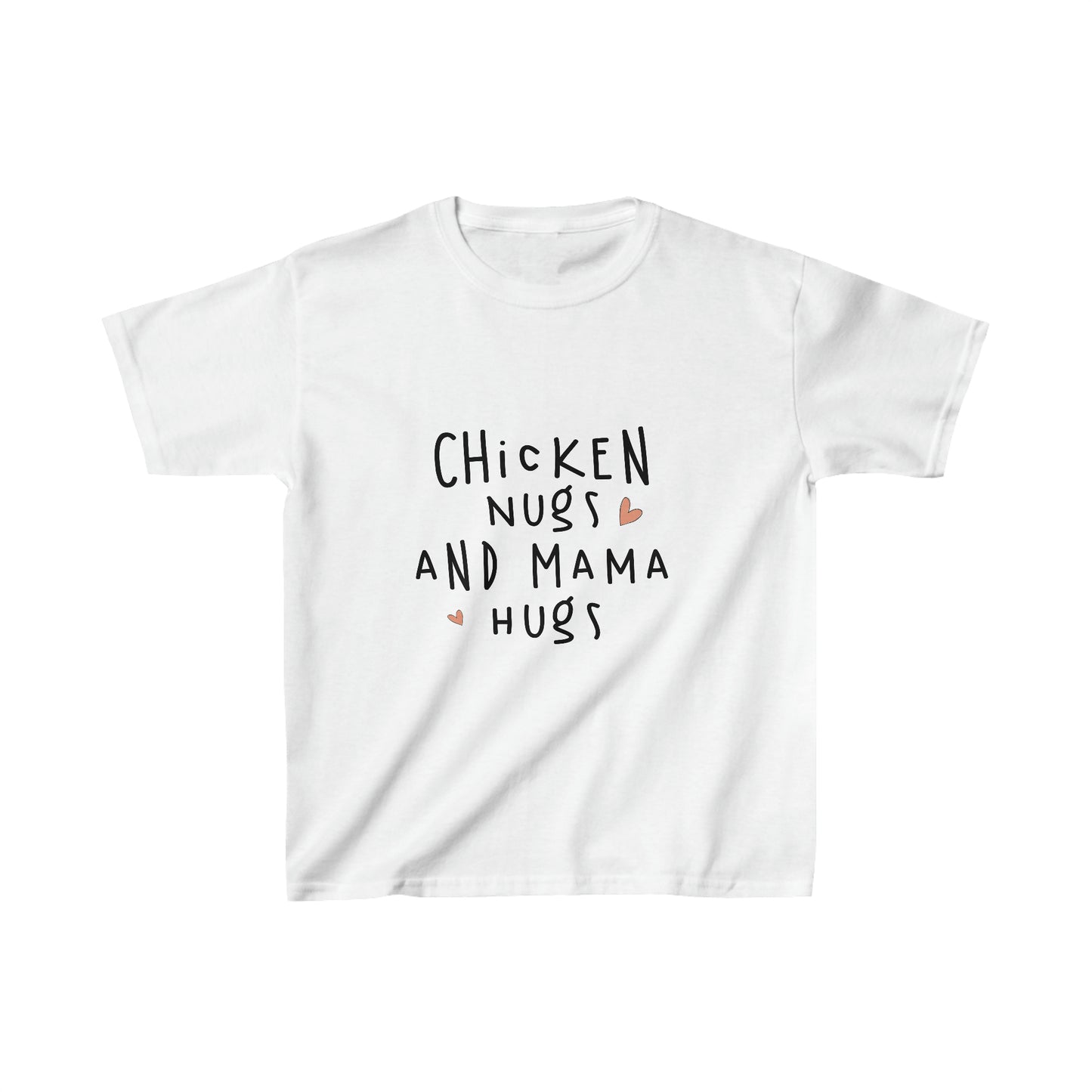 Chicken Nugs and Mama Hugs Kids Heavy Cotton™ T-Shirt