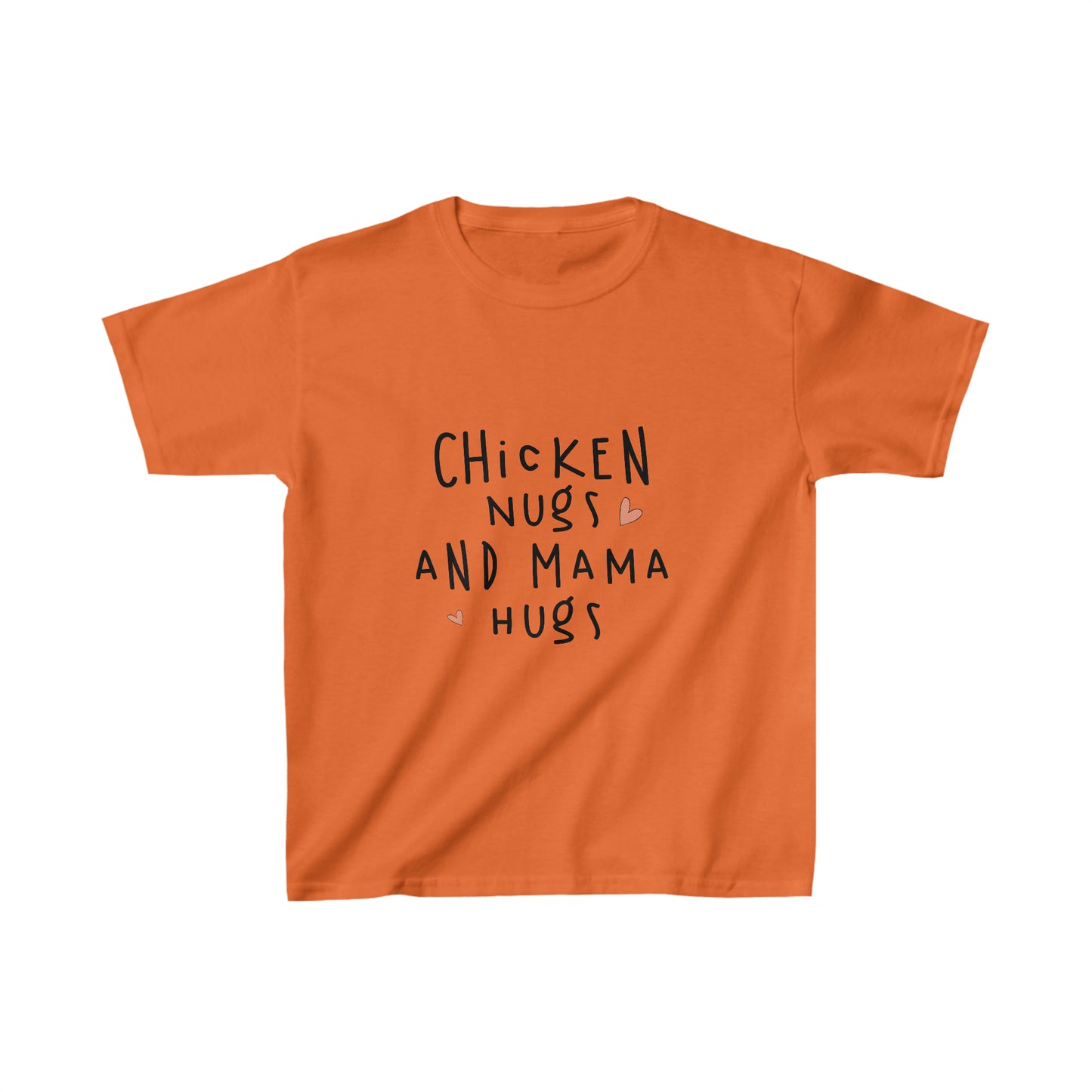 Chicken Nugs and Mama Hugs Kids Heavy Cotton™ T-Shirt