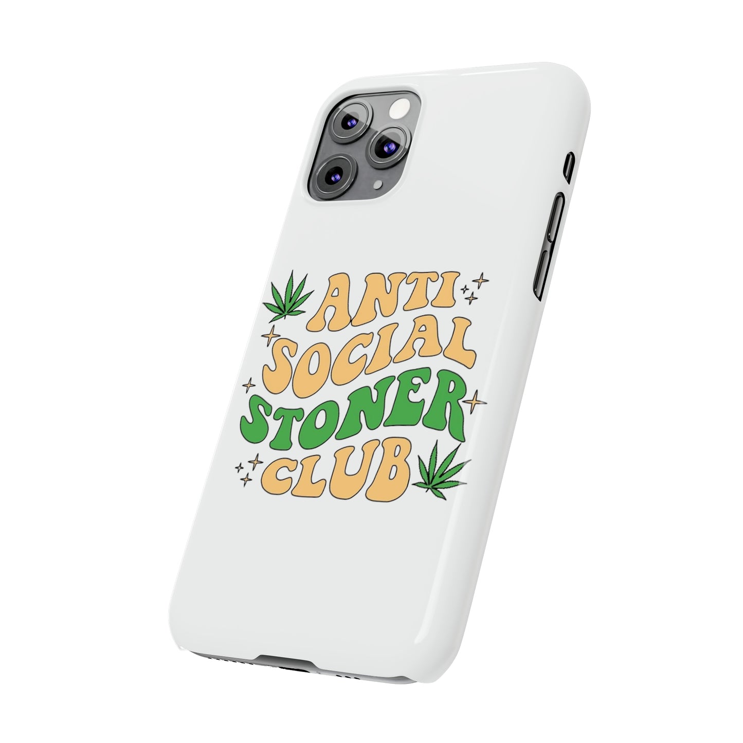 Anti-Social Stoners Club Slim Phone Case