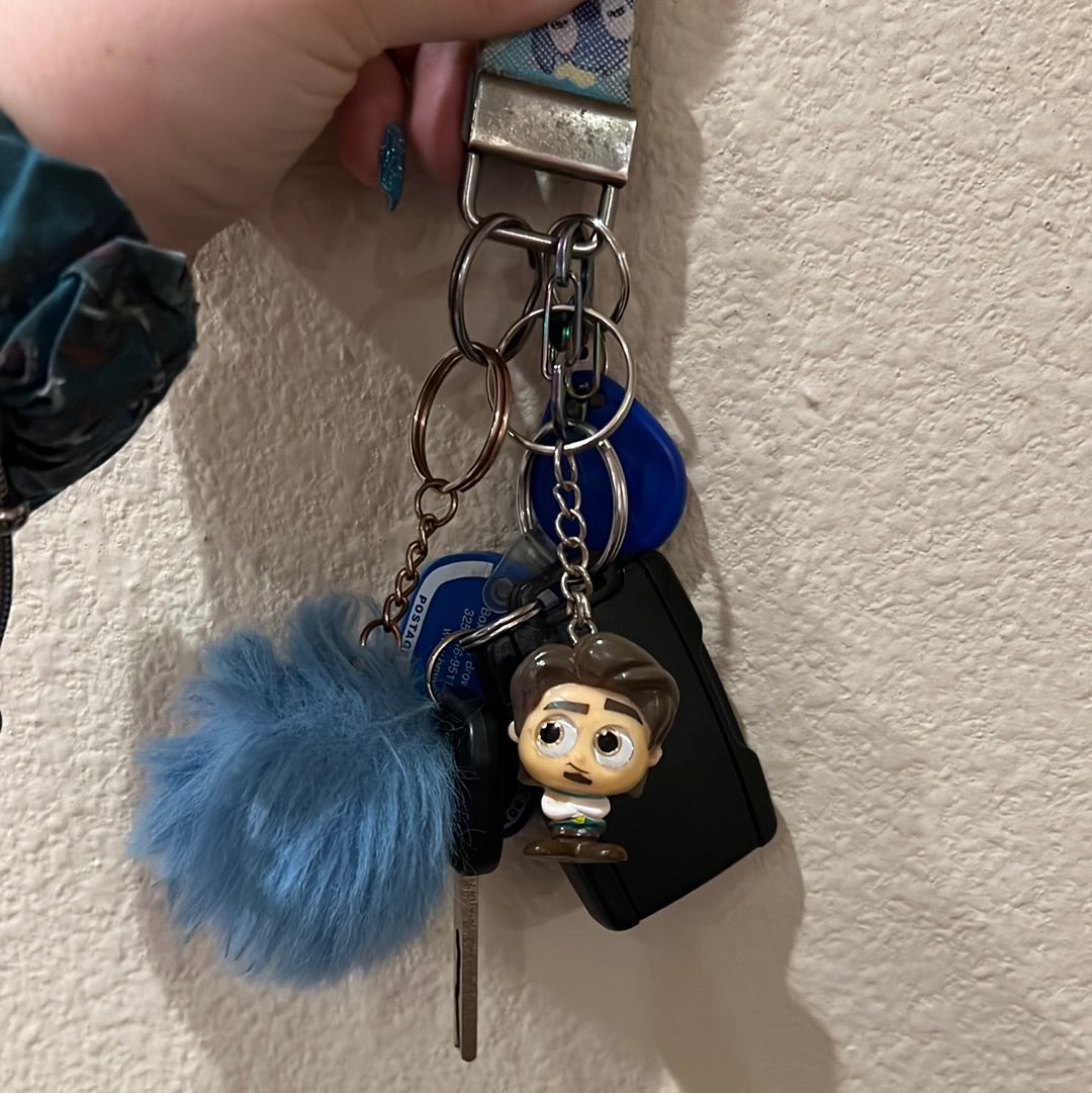 Recycled Toy Keychains/Backpack Pull