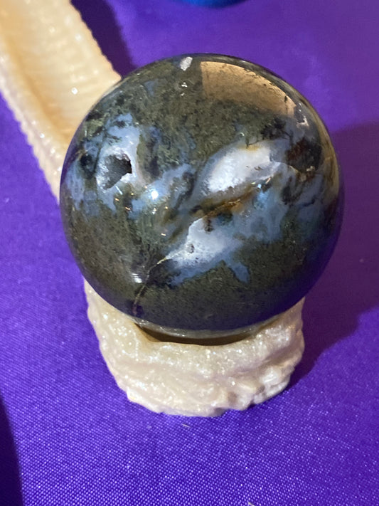 Ocean Jasper Spheres 2.25” with Druzy pockets