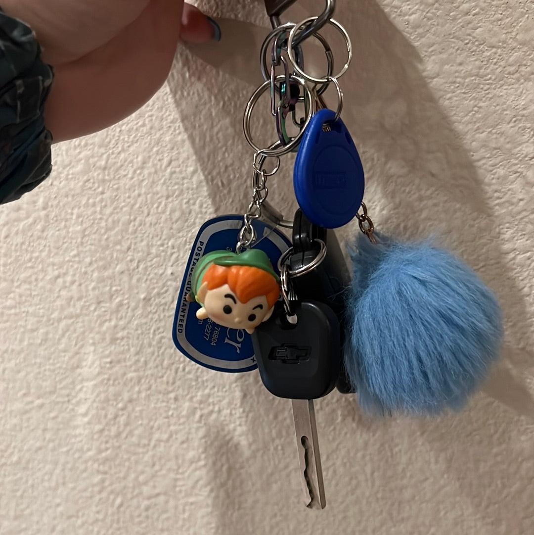 Recycled Toy Keychains/Backpack Pull