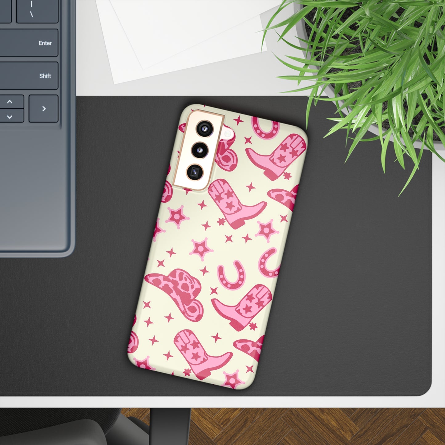 Pink Country Girl Slim Phone Case - Samsung