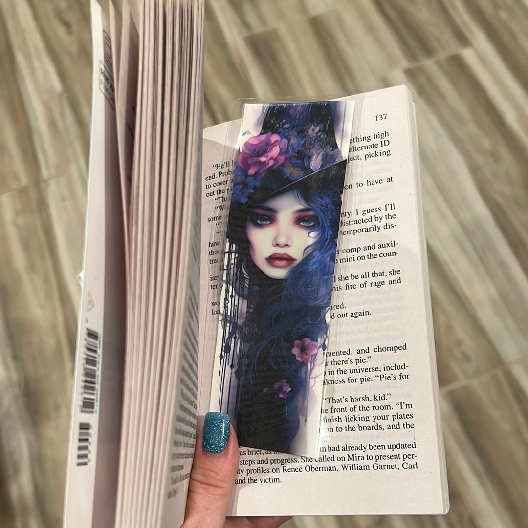 Witchy Themed Laminated Bookmarks