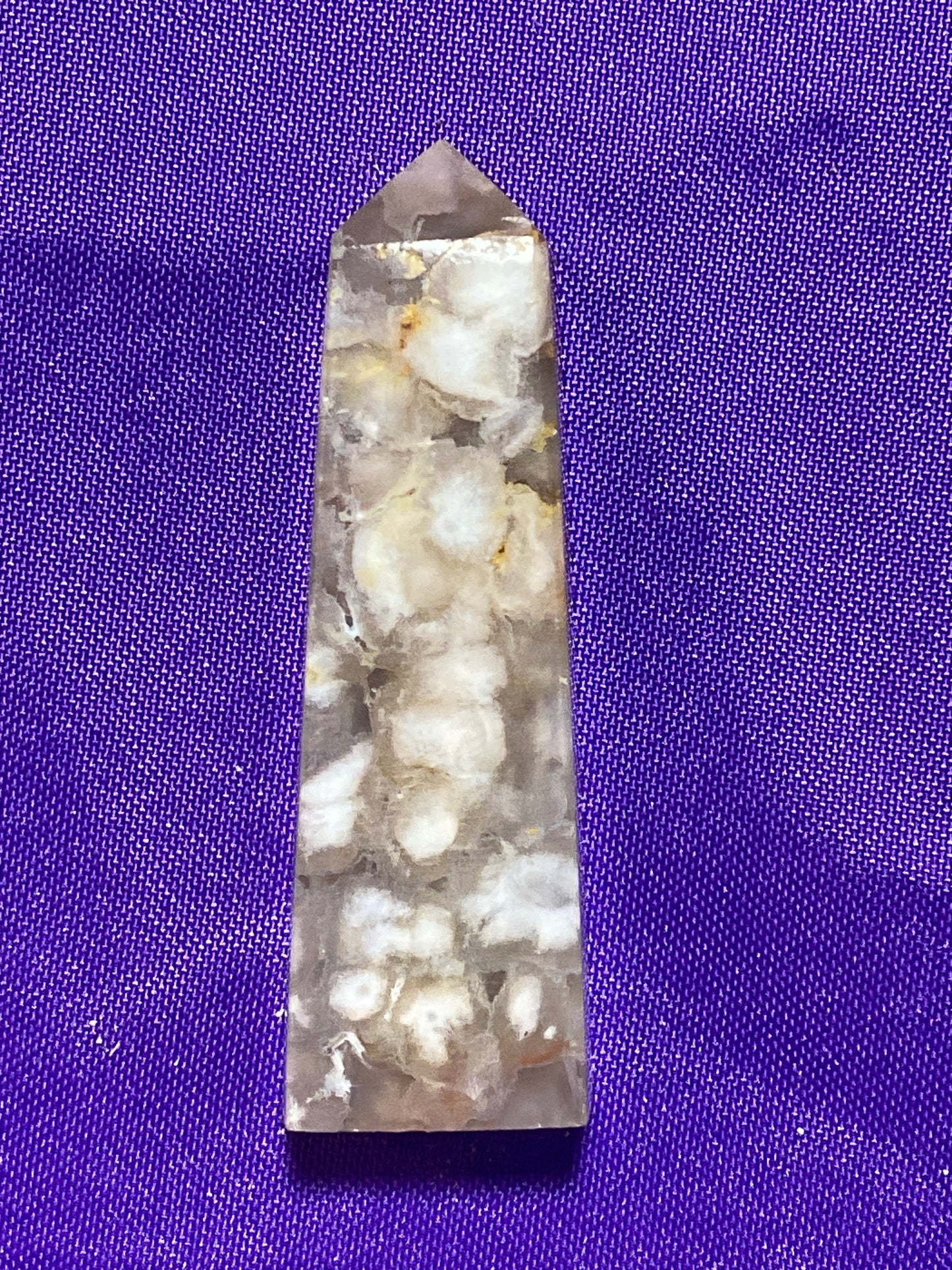 Small Flower Agate Tower 2.2”