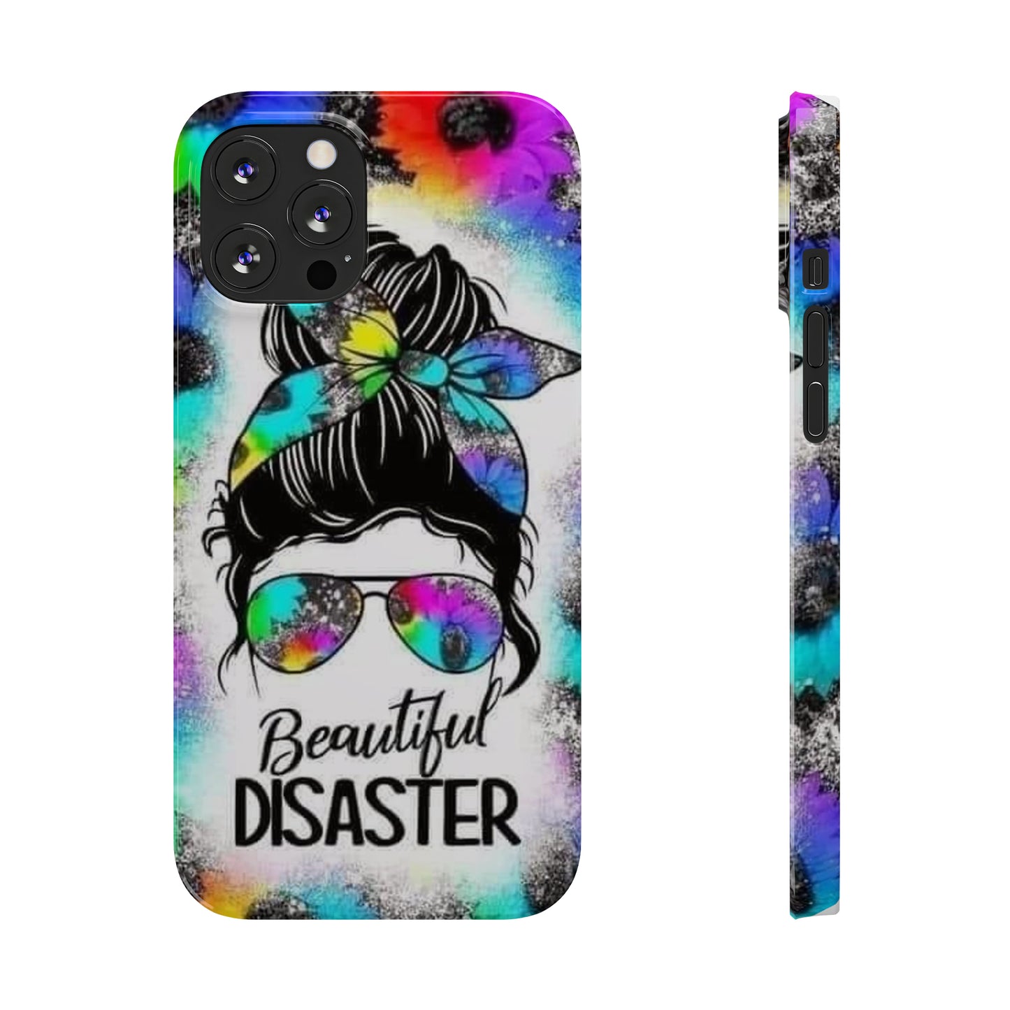 Beautiful Disaster Slim Phone Cases