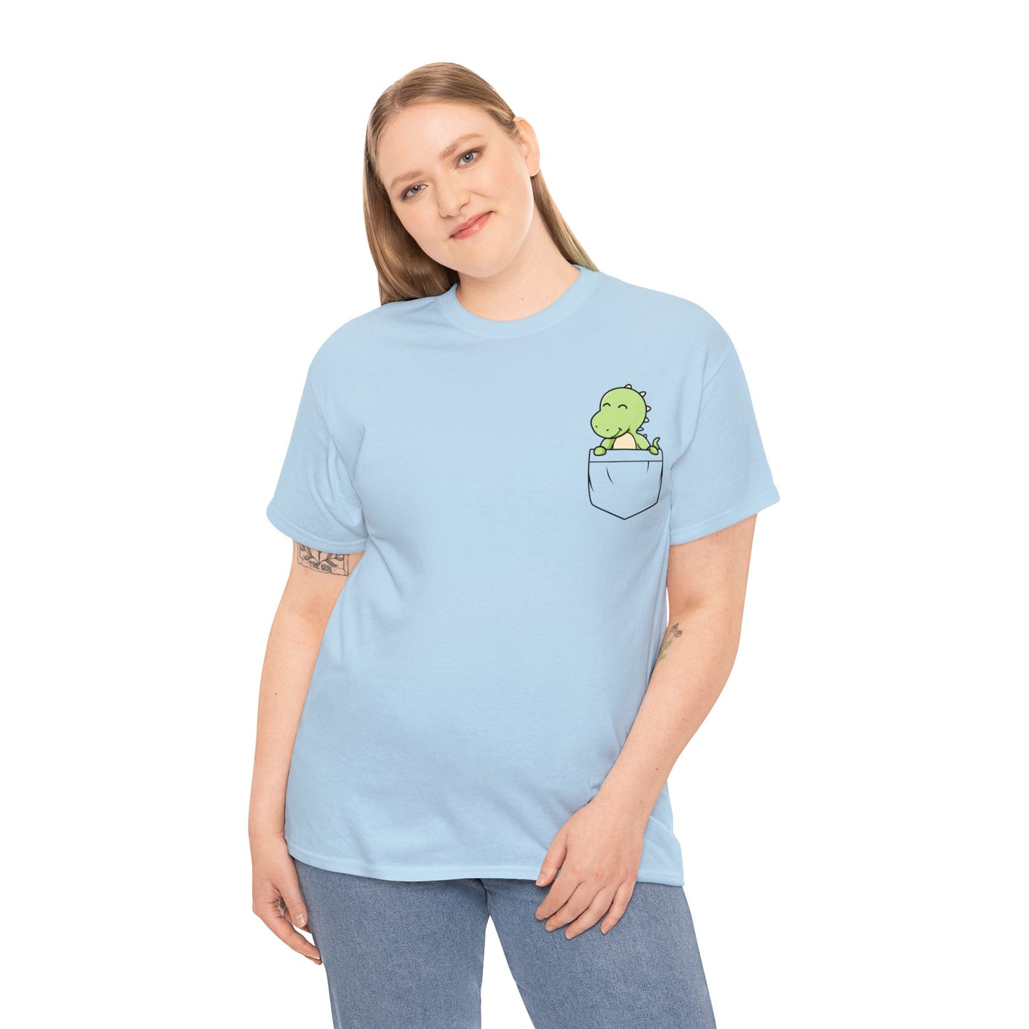 Dinosaur Fake Pocket T-Shirt