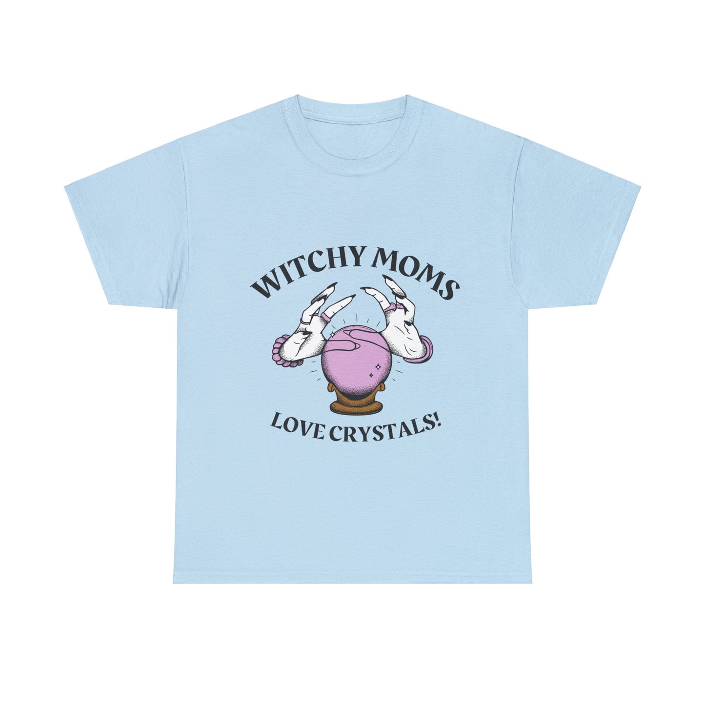 Witchy Moms Love Crystals T-shirt