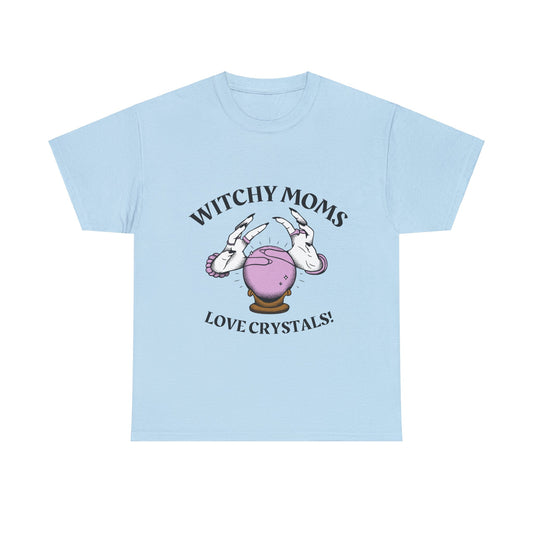 Witchy Moms Love Crystals T-shirt