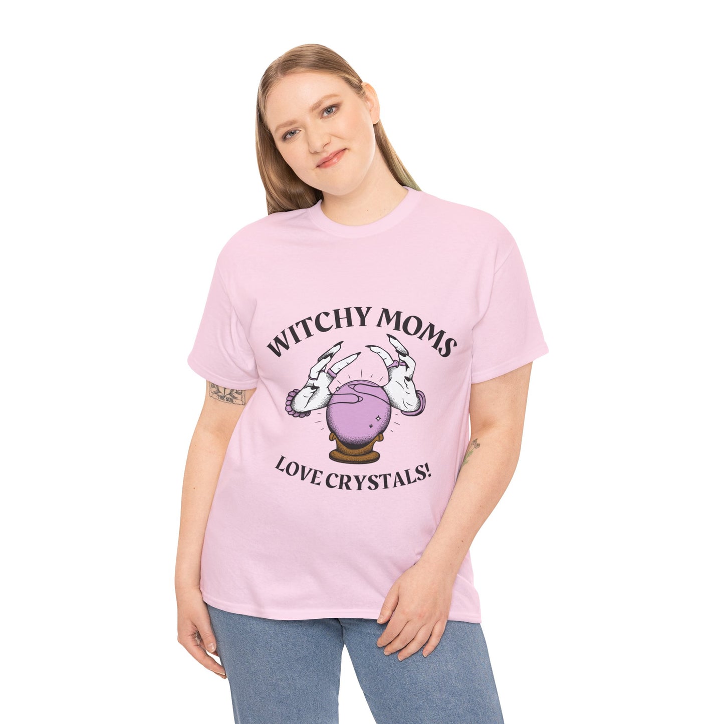 Witchy Moms Love Crystals T-shirt