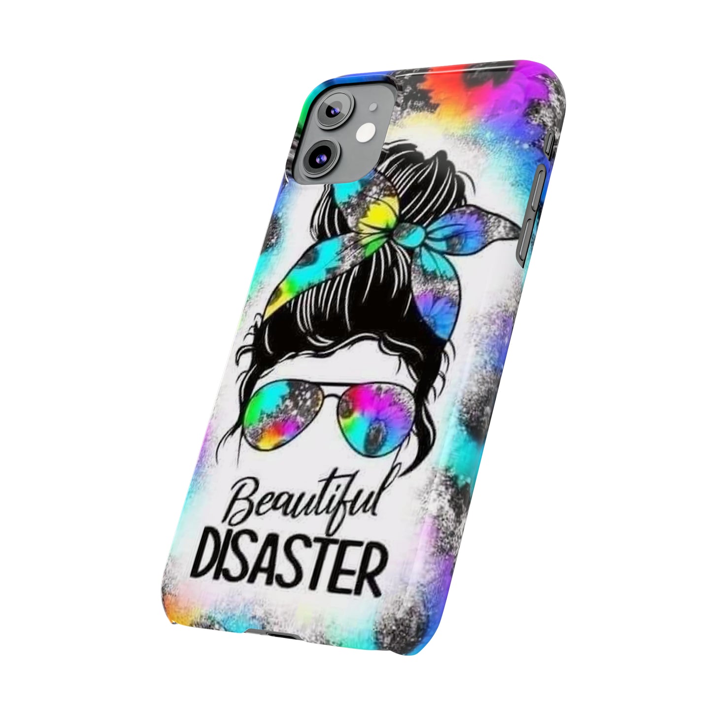 Beautiful Disaster Slim Phone Cases