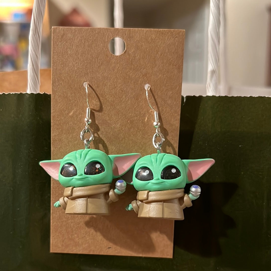 Recycled Toy Earrings