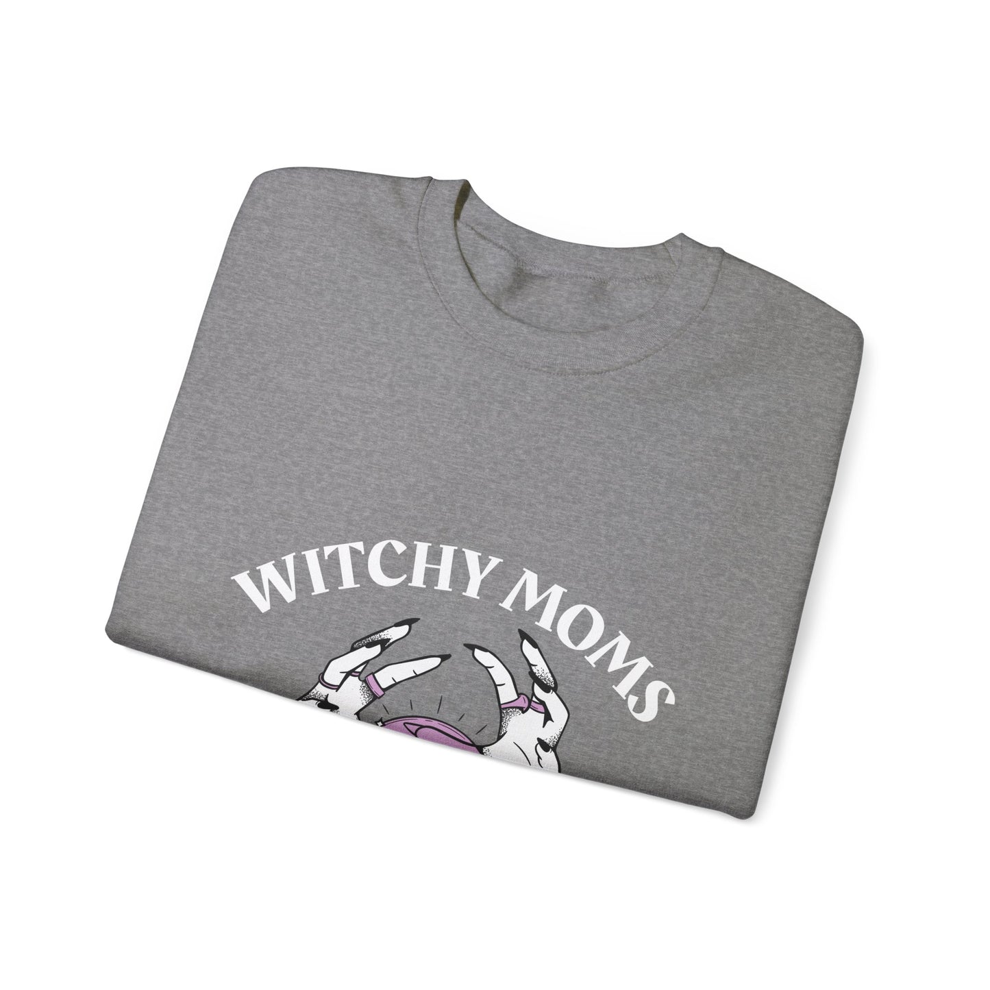 Witchy Moms Love Crystals Crewneck Sweatshirt