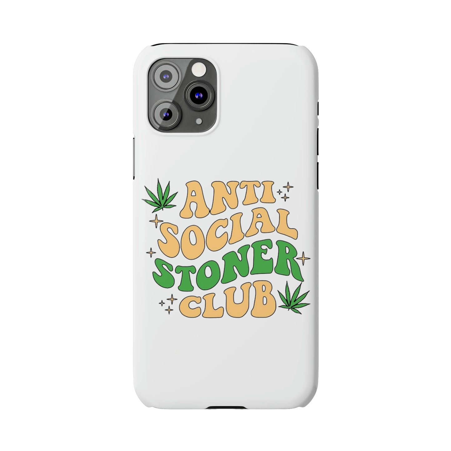 Anti-Social Stoners Club Slim Phone Case