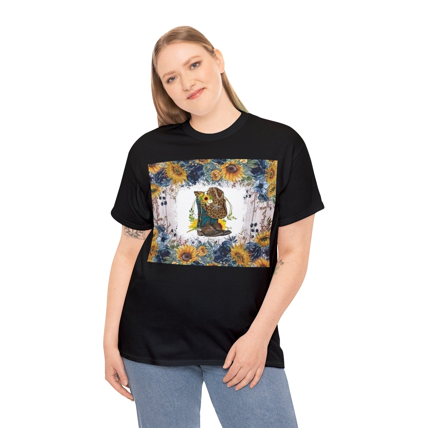 Sunflowers and Cowboy Boots T-Shirt