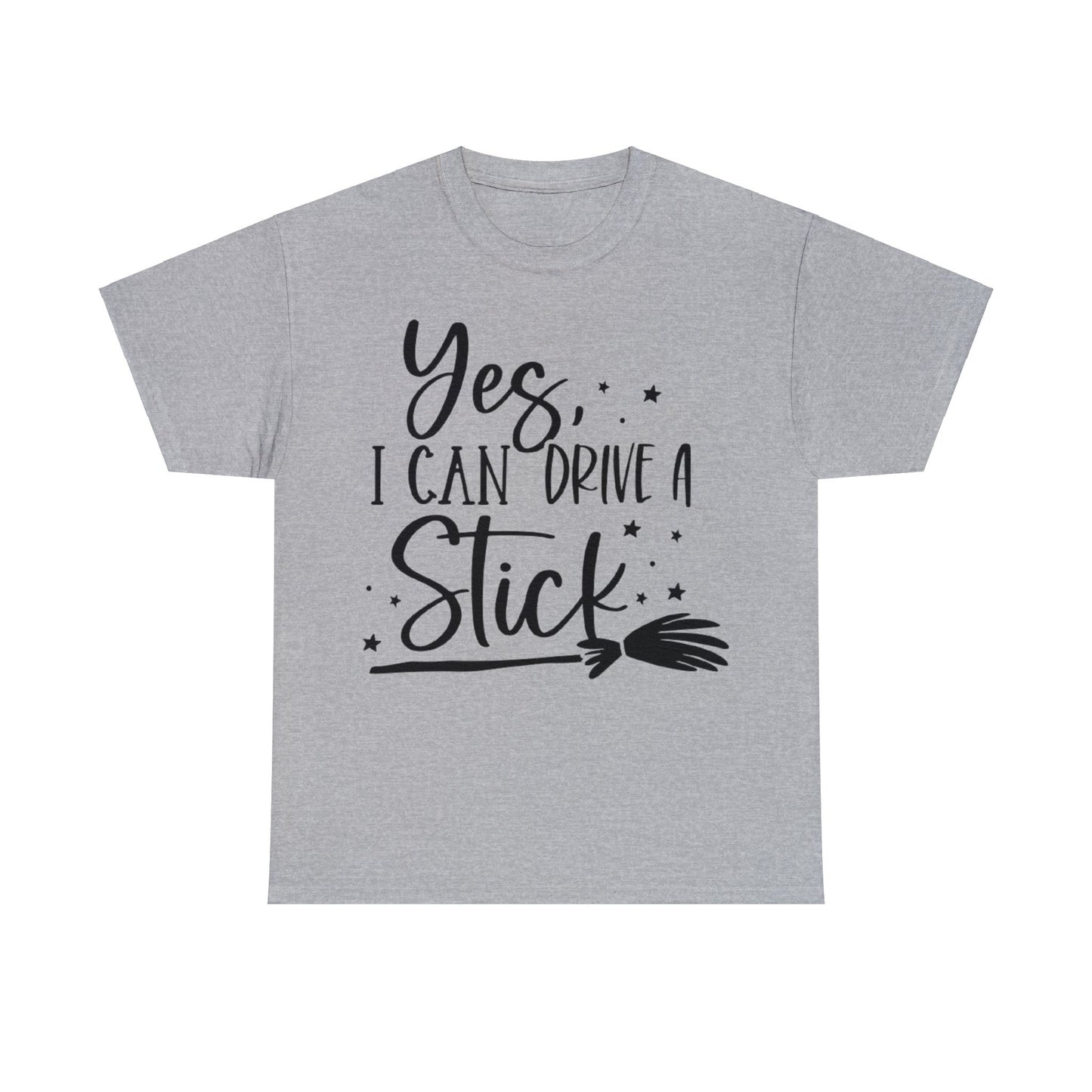 Yes I Can Drive a Stick Witchy T-Shirt