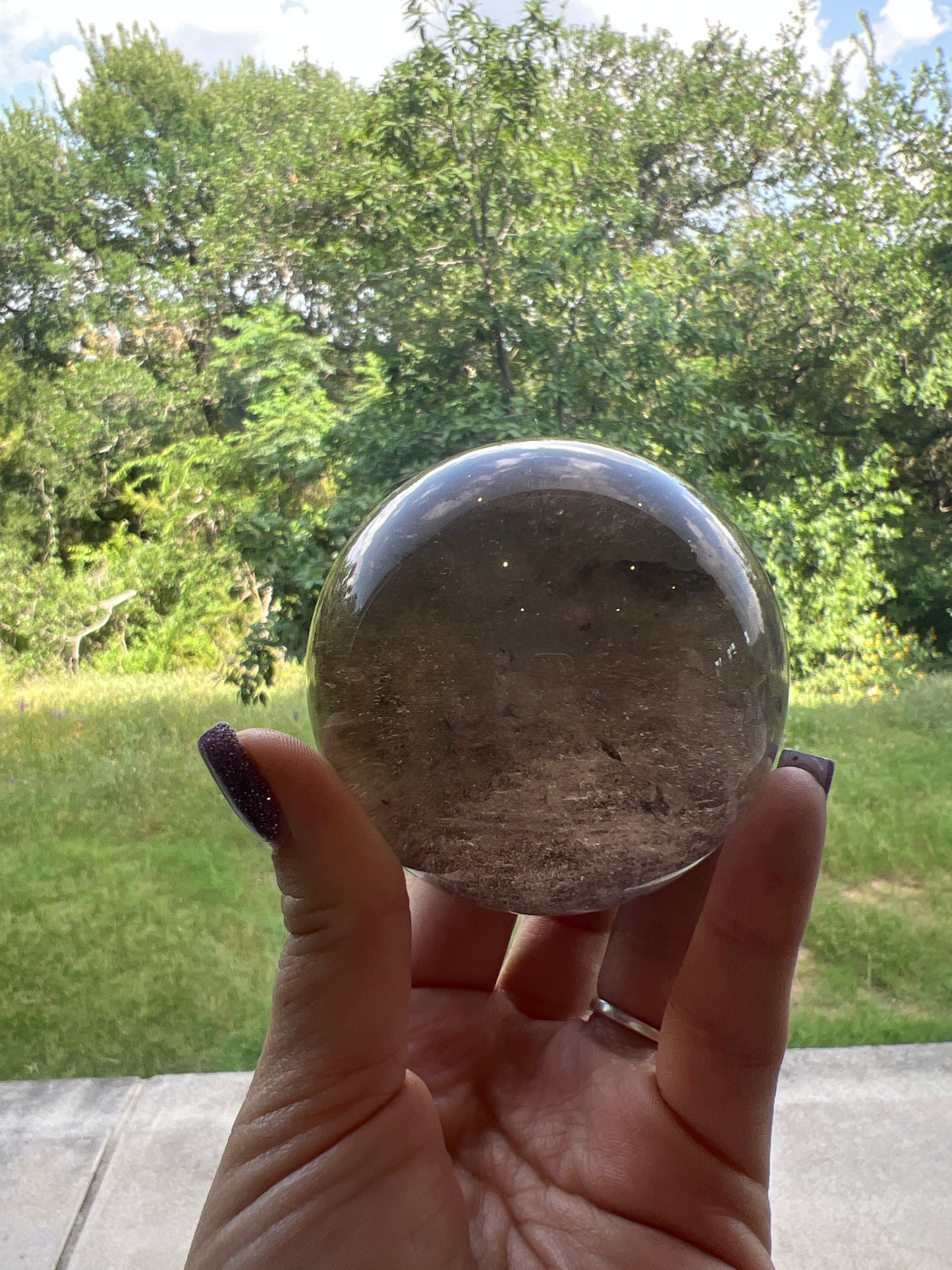2.5” Smokey Quartz Sphere