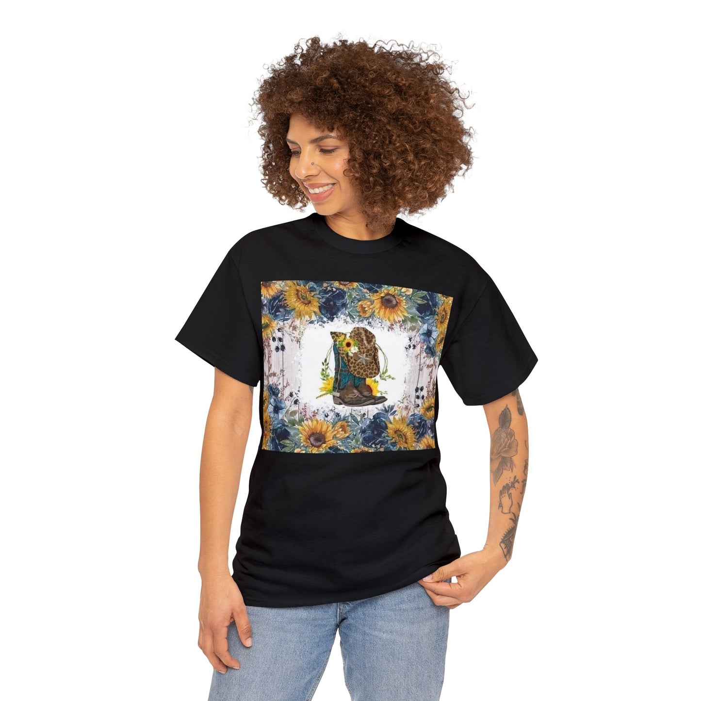 Sunflowers and Cowboy Boots T-Shirt