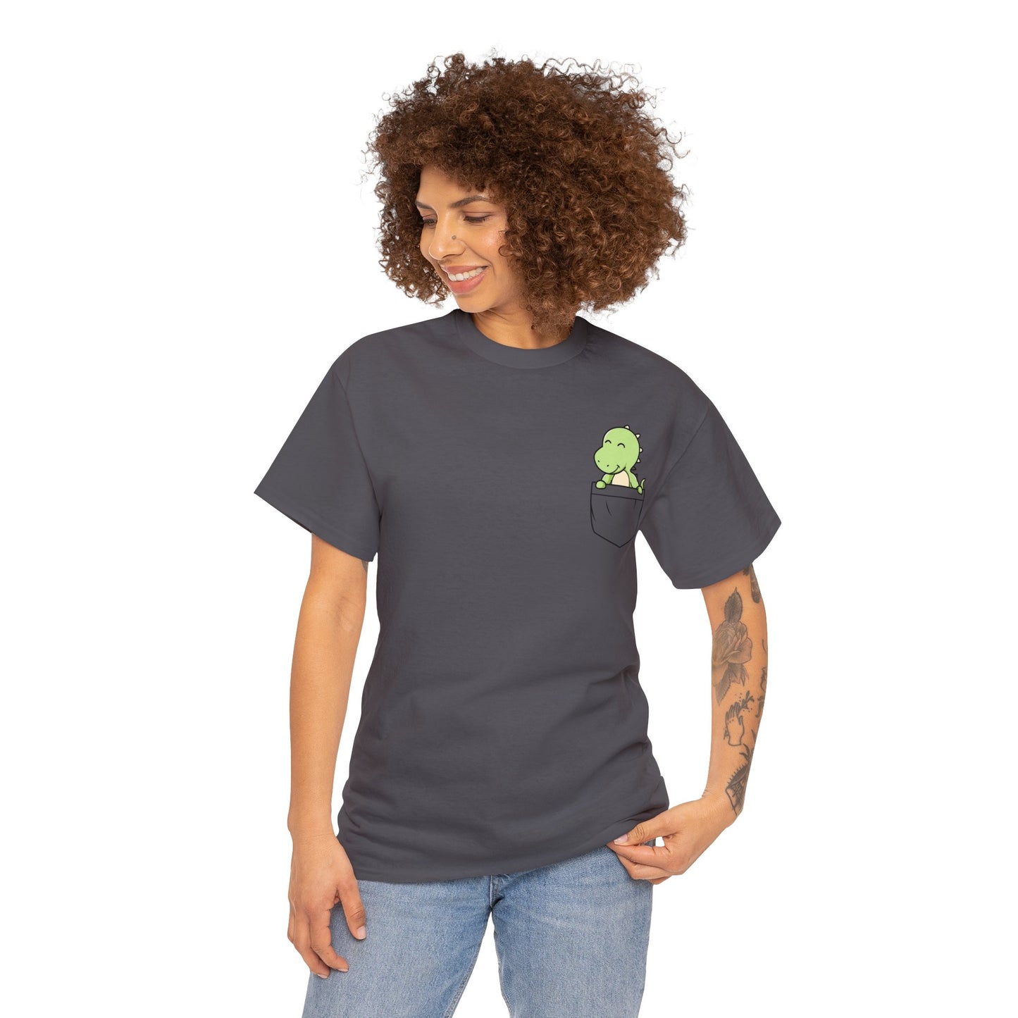 Dinosaur Fake Pocket T-Shirt