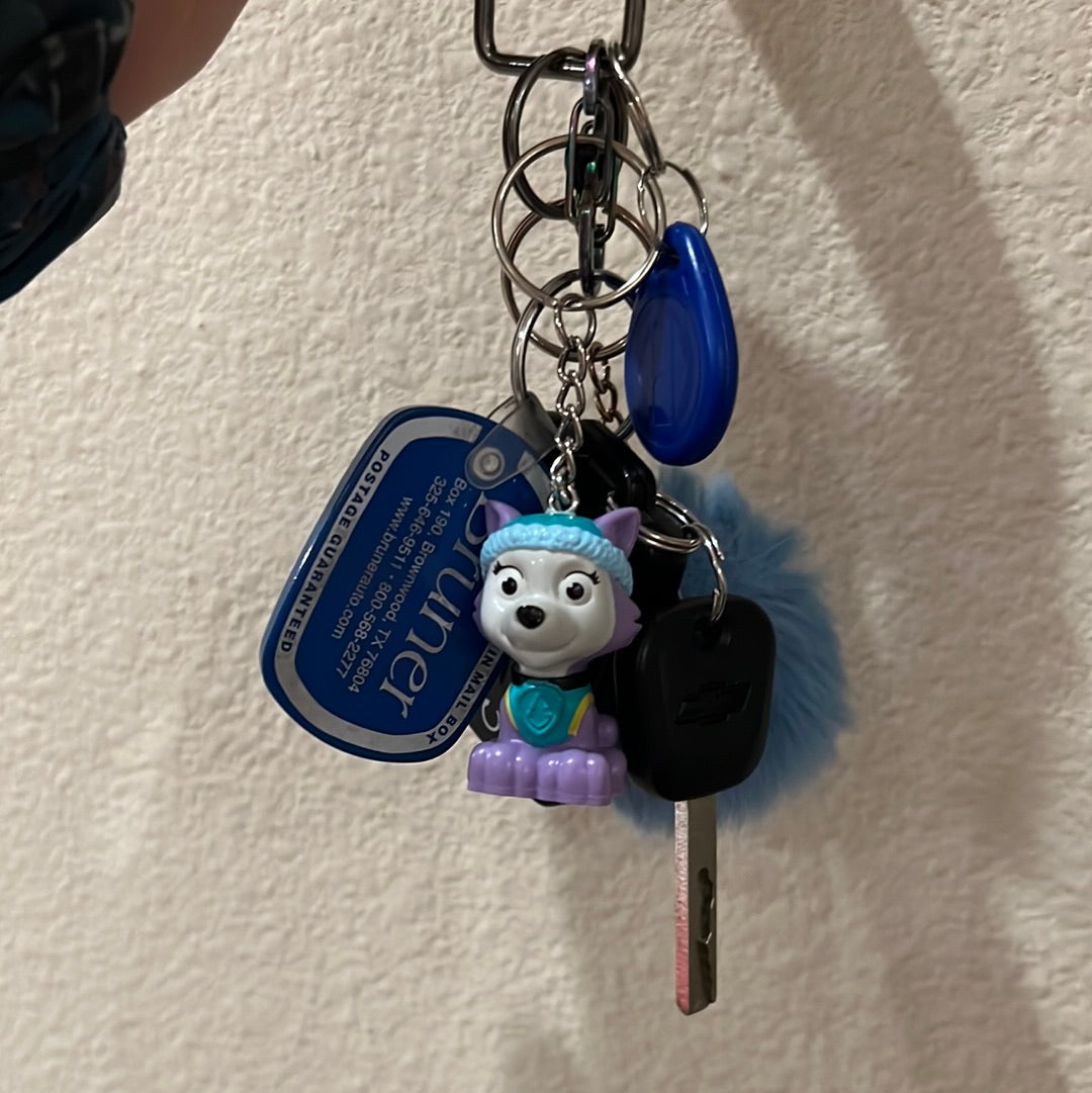 Recycled Toy Keychains/Backpack Pull