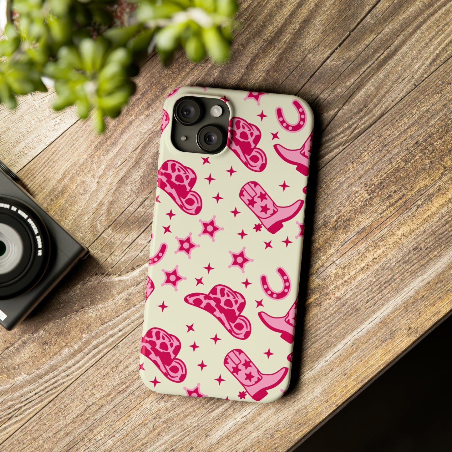 Pink Country Girl Slim iPhone Cases