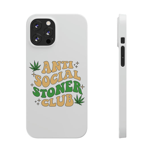 Anti-Social Stoners Club Slim Phone Case