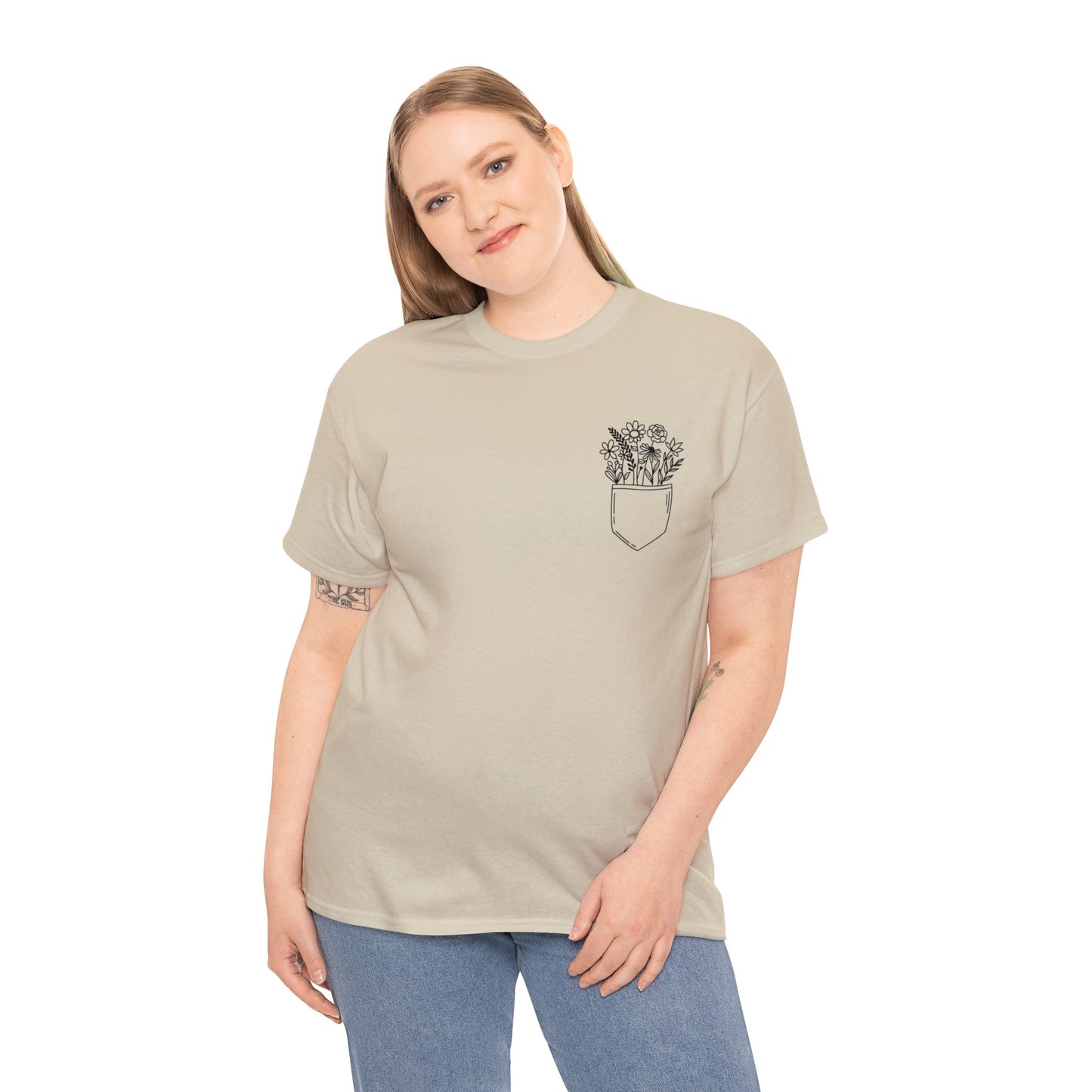 Flowers Frocket T-Shirt