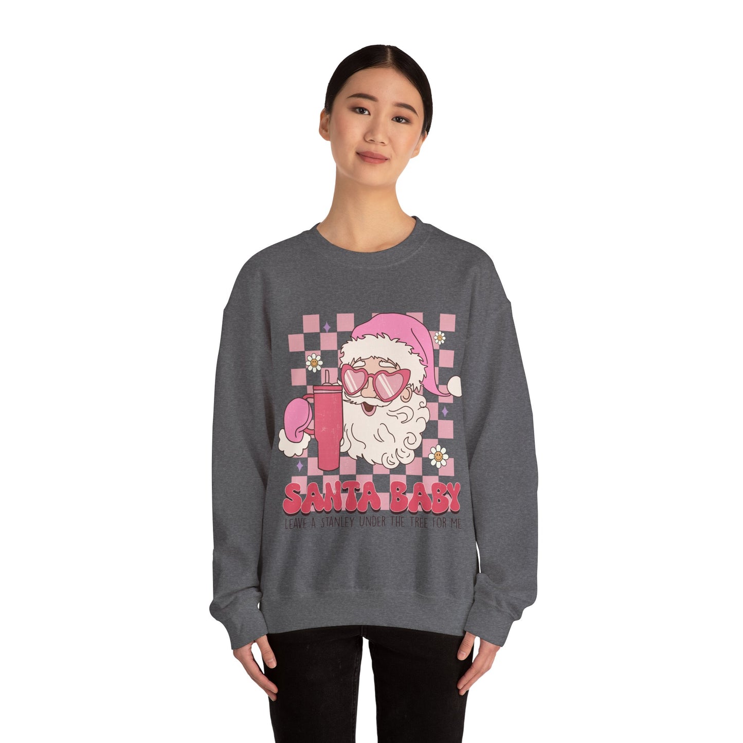 Santa Baby Leave a Stanley for Me Crewneck Sweatshirt