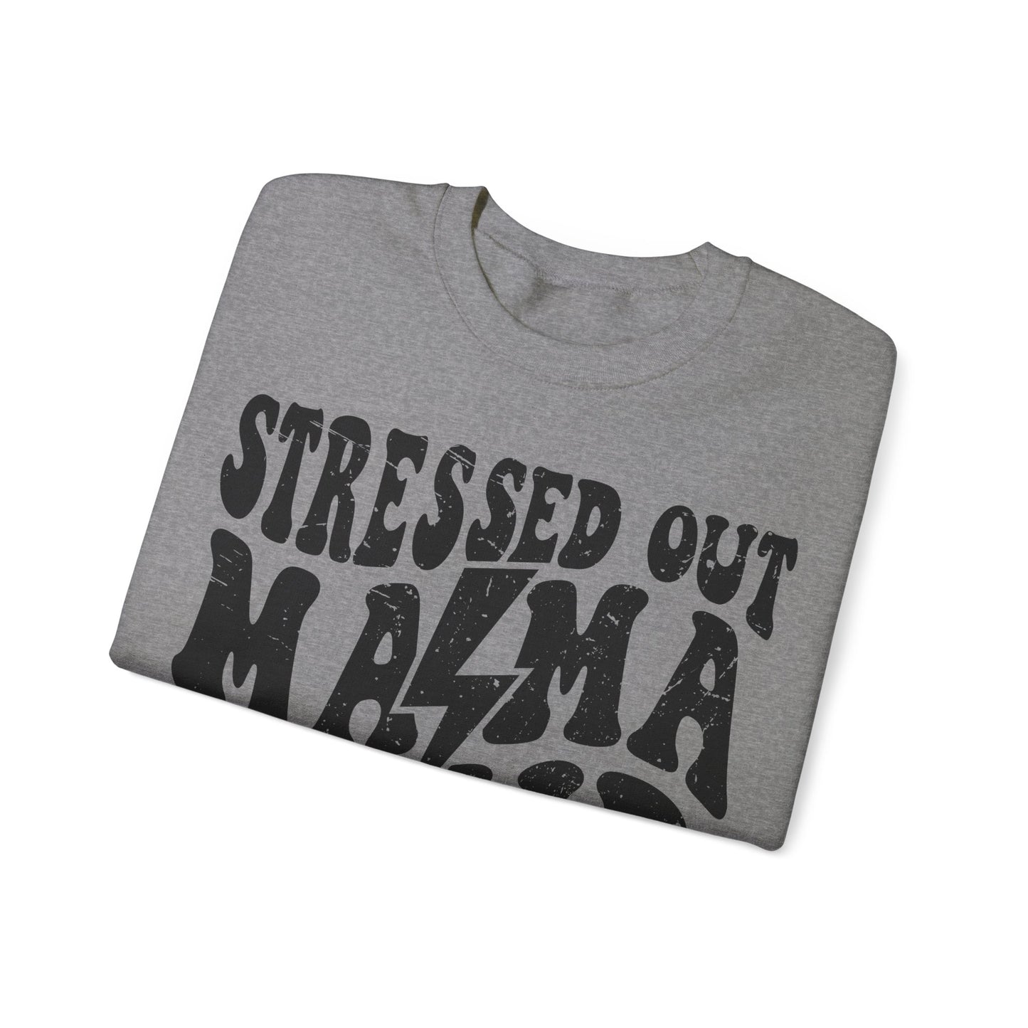 Stressed Out Mama Club Crewneck Sweatshirt