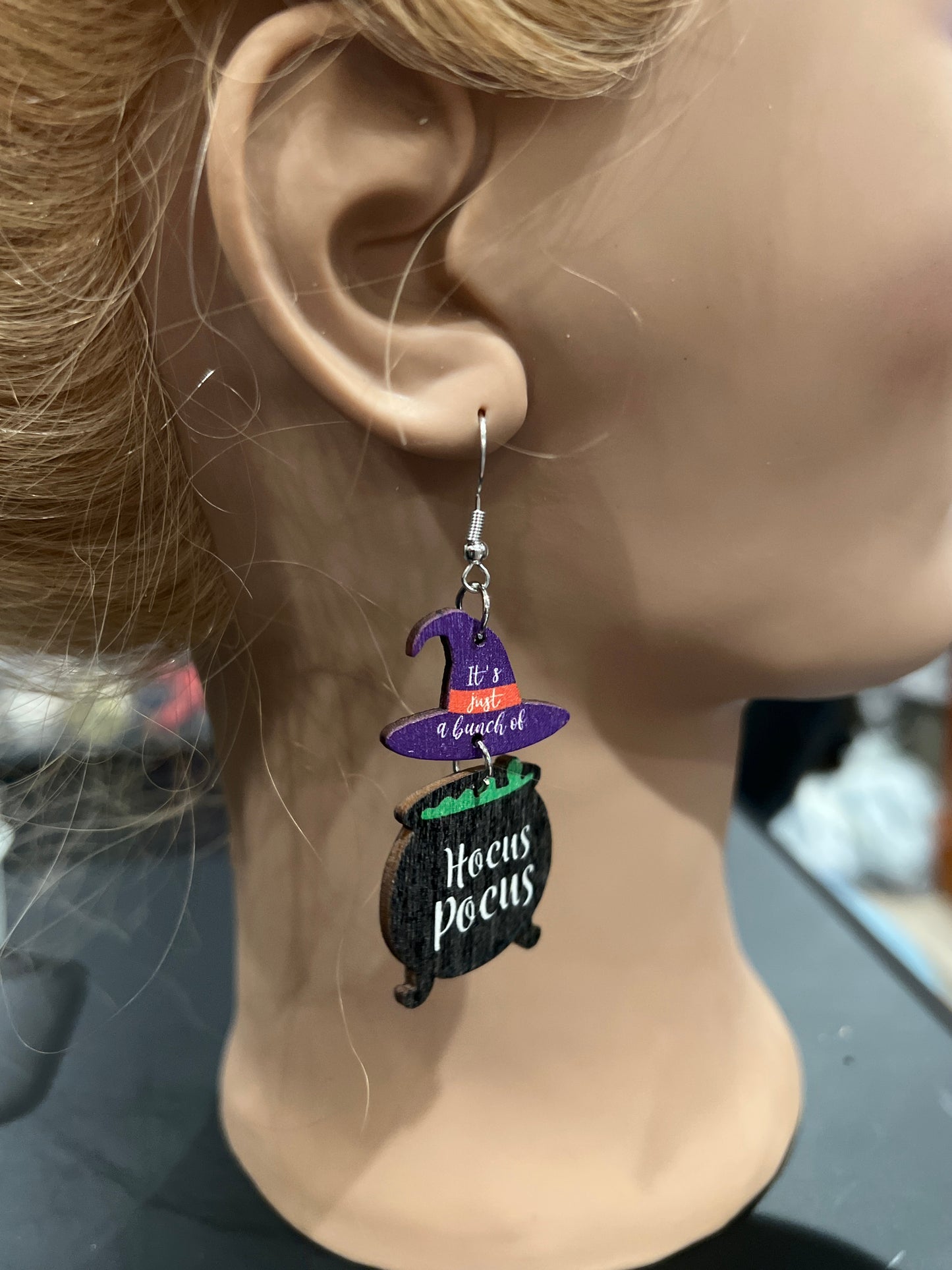 It’s Just a Bunch of Hocus Pocus Sterling Silver Dangle Earrings