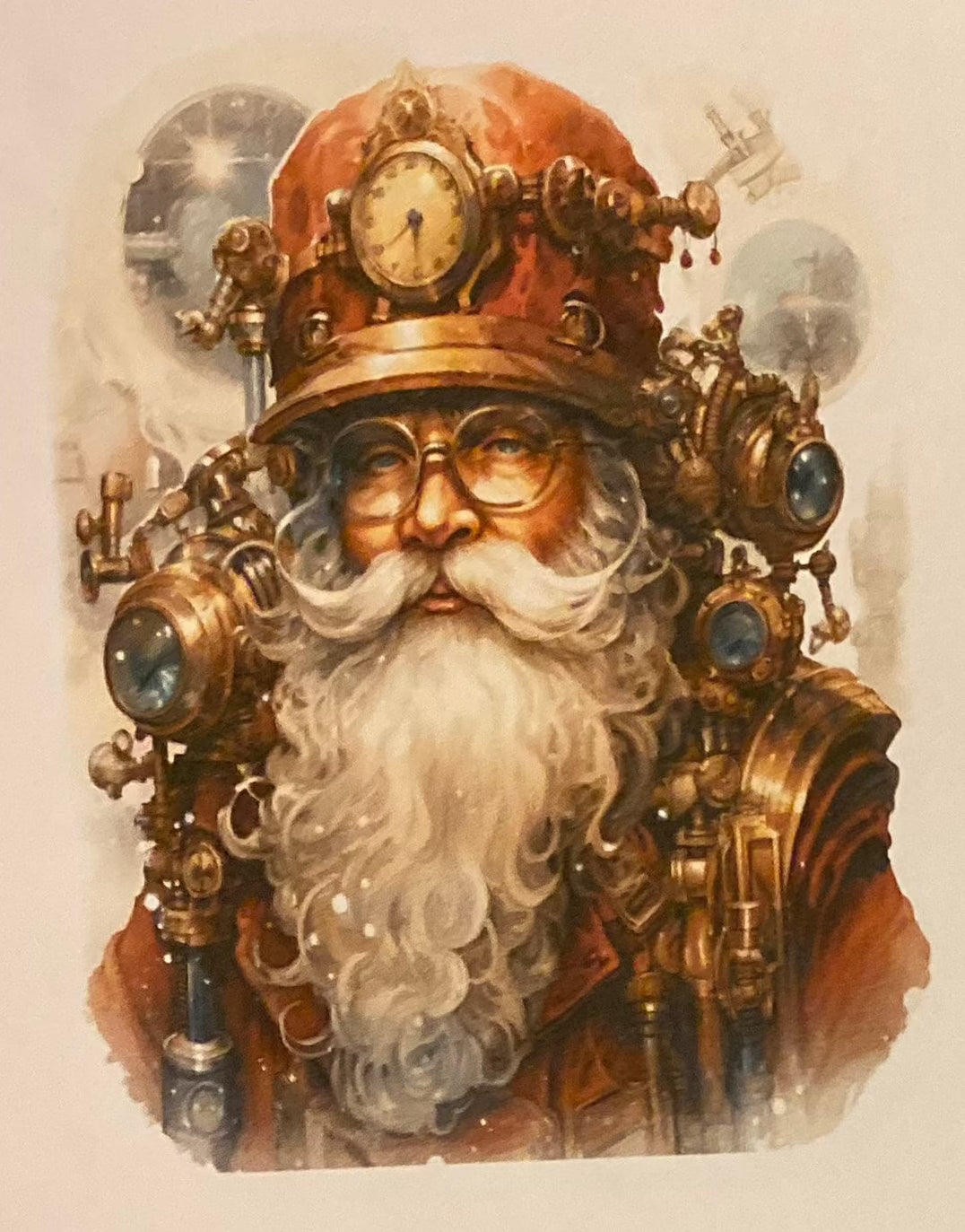 Steampunk Santa Prints